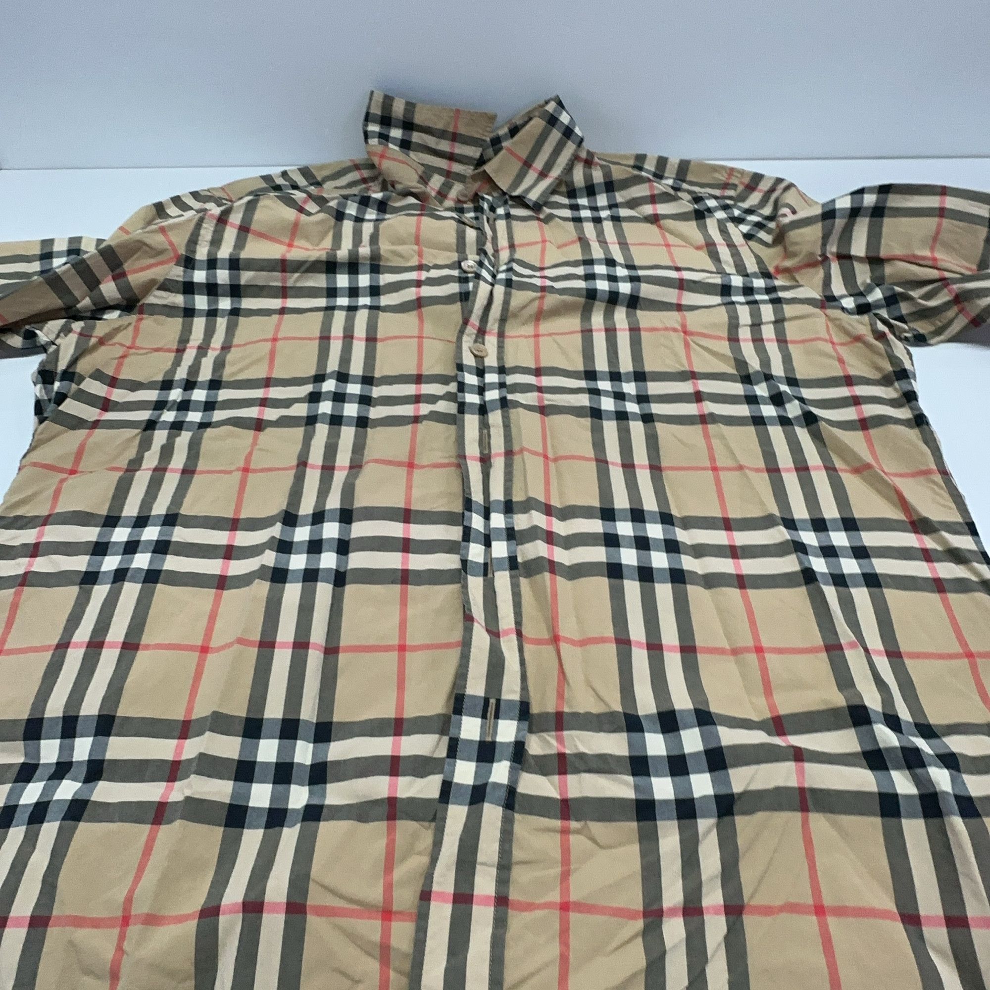 Burberry Burberry Checkered Long Sleeve Shirt Size XL Size US XL / EU 56 / 4 - 8 Thumbnail