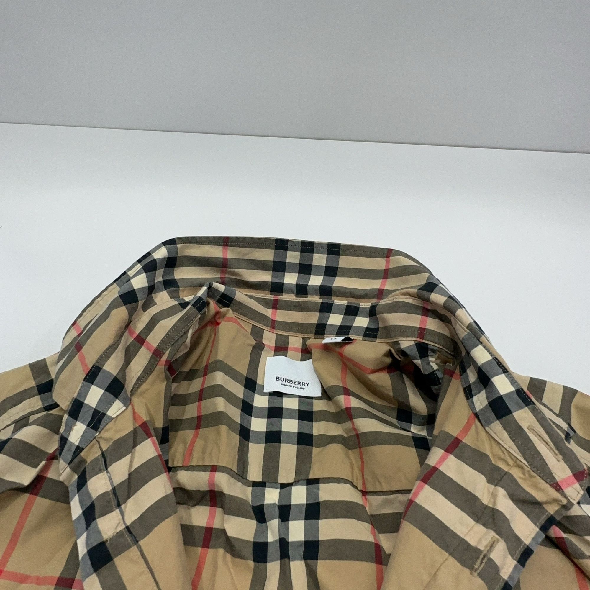 Burberry Burberry Checkered Long Sleeve Shirt Size XL Size US XL / EU 56 / 4 - 7 Thumbnail