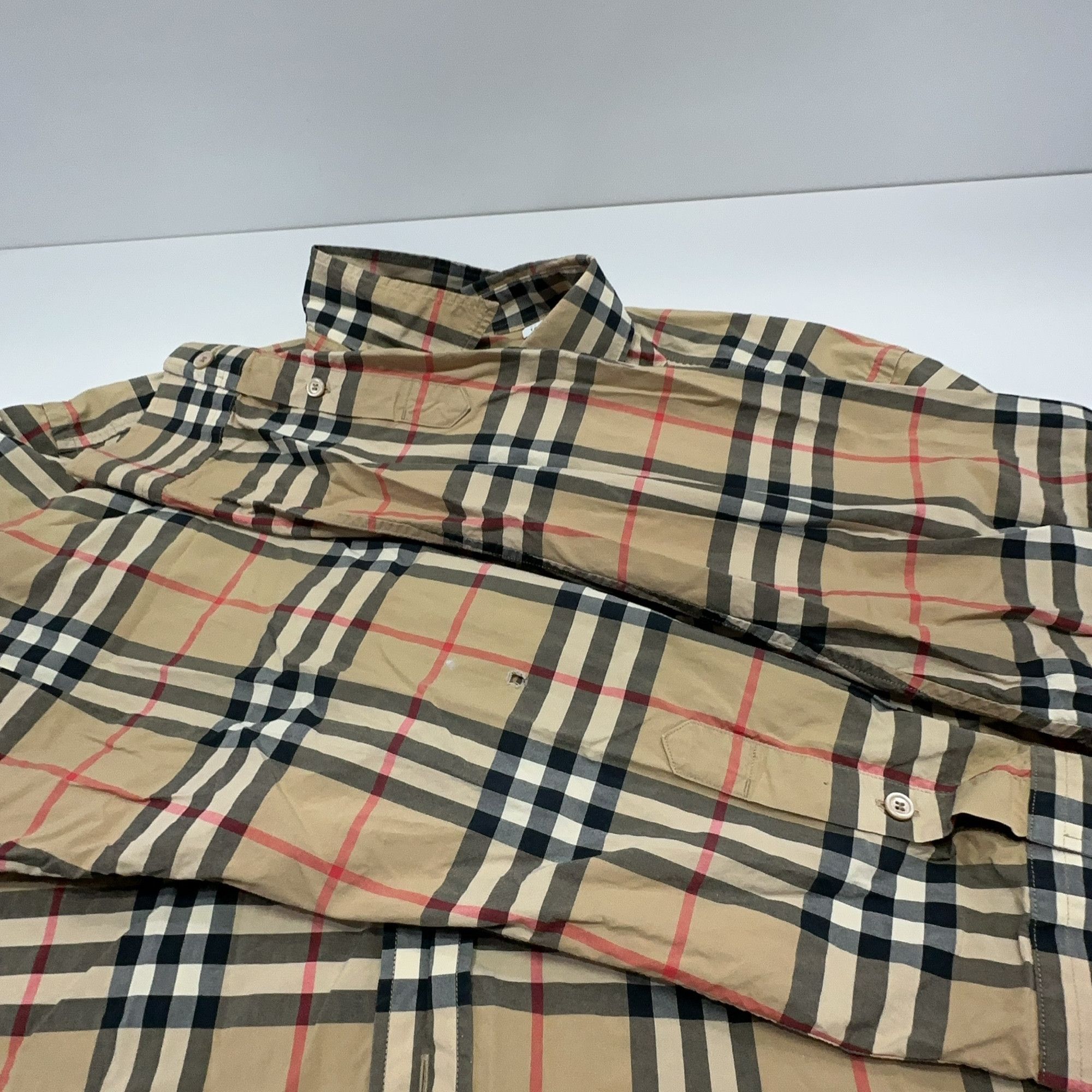 Burberry Burberry Checkered Long Sleeve Shirt Size XL Size US XL / EU 56 / 4 - 10 Thumbnail