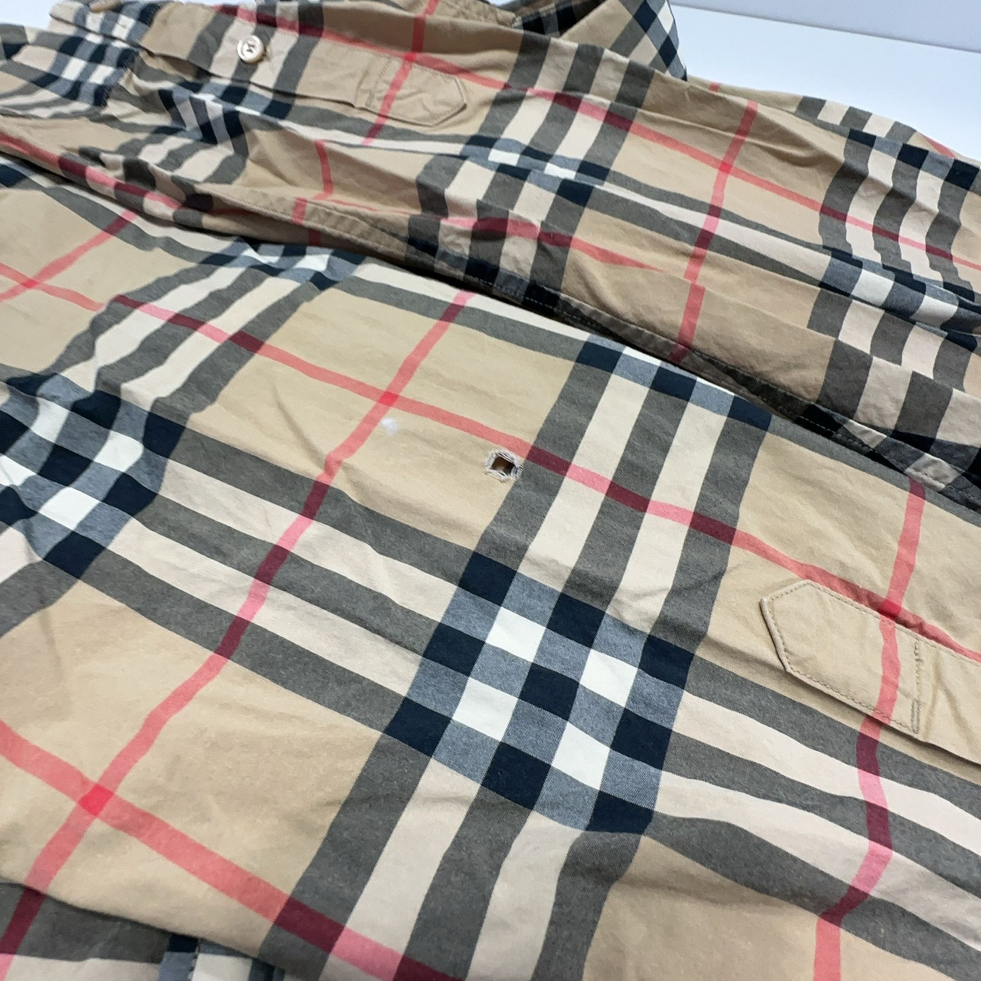 Burberry Burberry Checkered Long Sleeve Shirt Size XL Size US XL / EU 56 / 4 - 6 Thumbnail