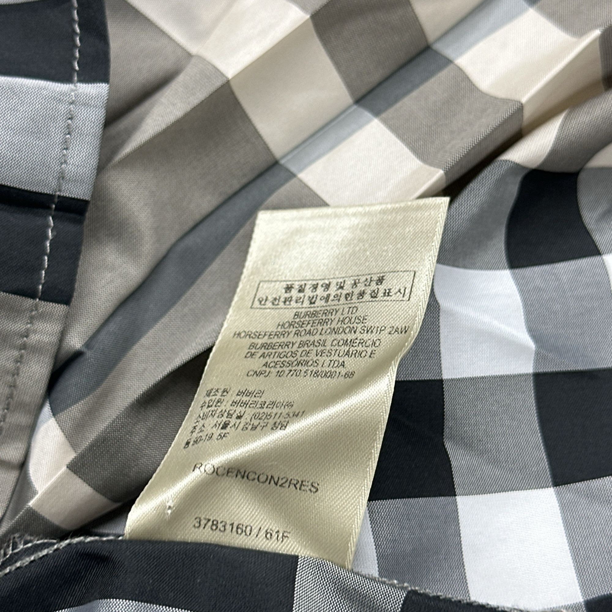 Burberry Burberry Check Button Up Shirt Size IT 42 Size M / US 6-8 / IT 42-44 - 4 Thumbnail