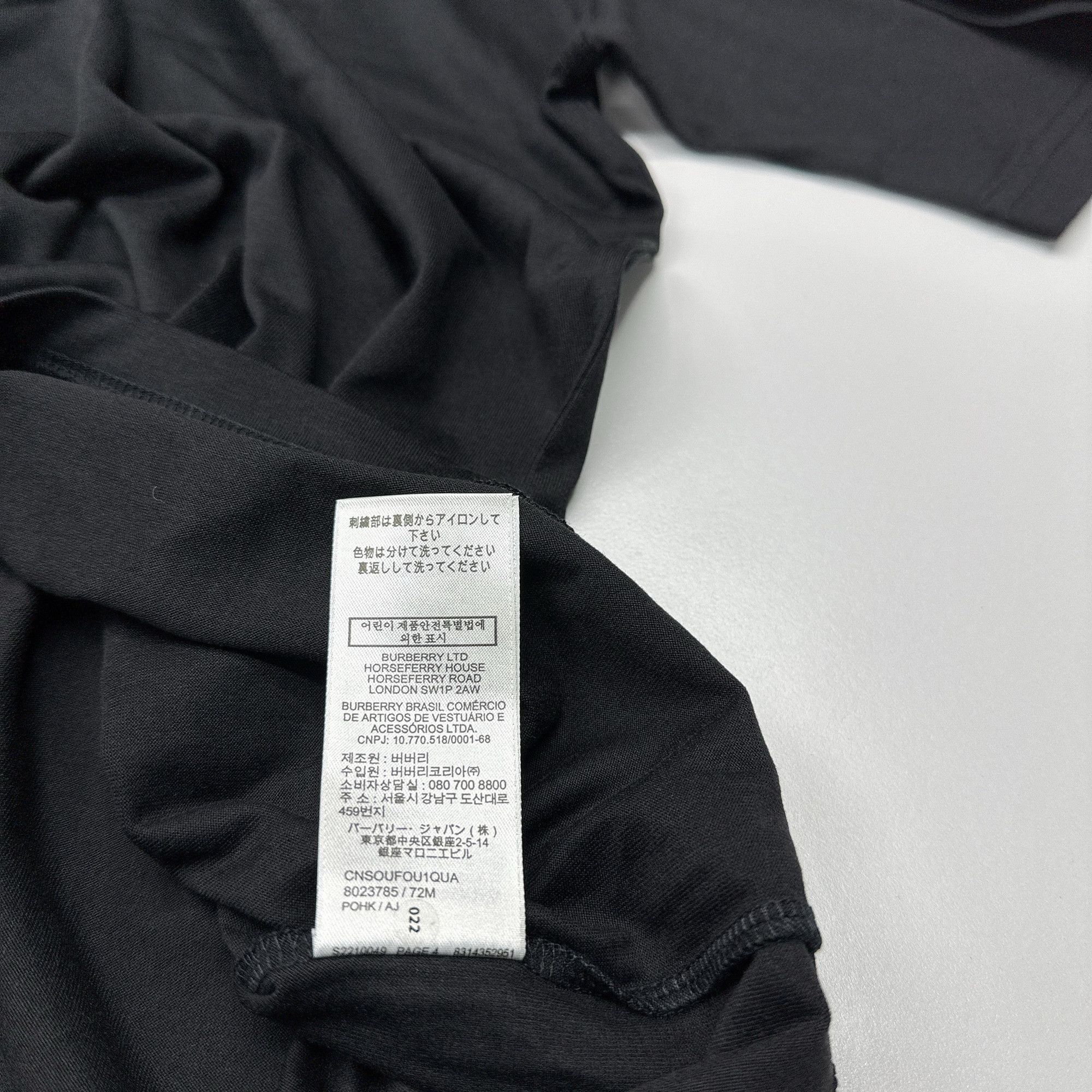 Burberry Burberry TB Logo Short Sleeve T-Shirt Size L Size US L / EU 52-54 / 3 - 3 Thumbnail