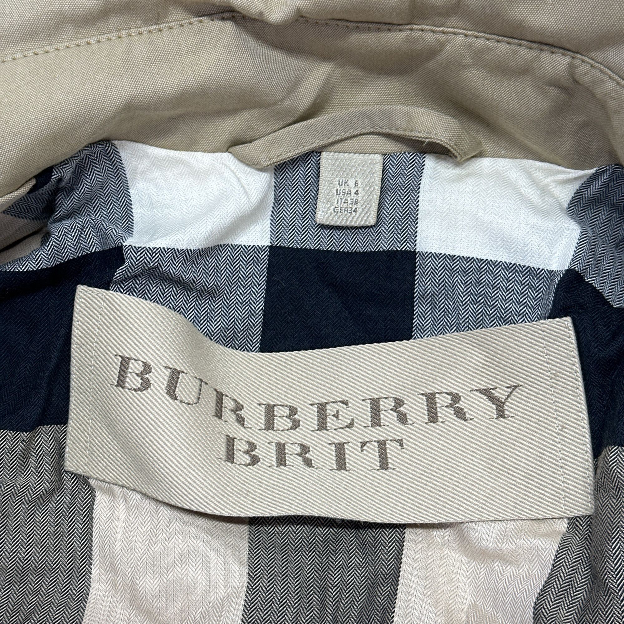 Burberry Burberry Brit Classic Trench Coat Size US 4 Size S / US 4 / IT 40 - 3 Thumbnail