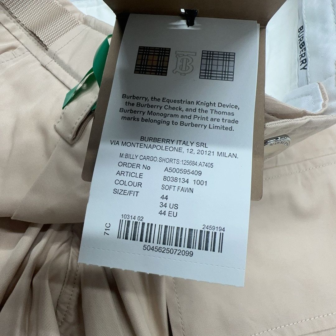 Burberry Burberry Logo Patch Cargo Shorts Size 34 Size US 28 / EU 44 - 3 Thumbnail