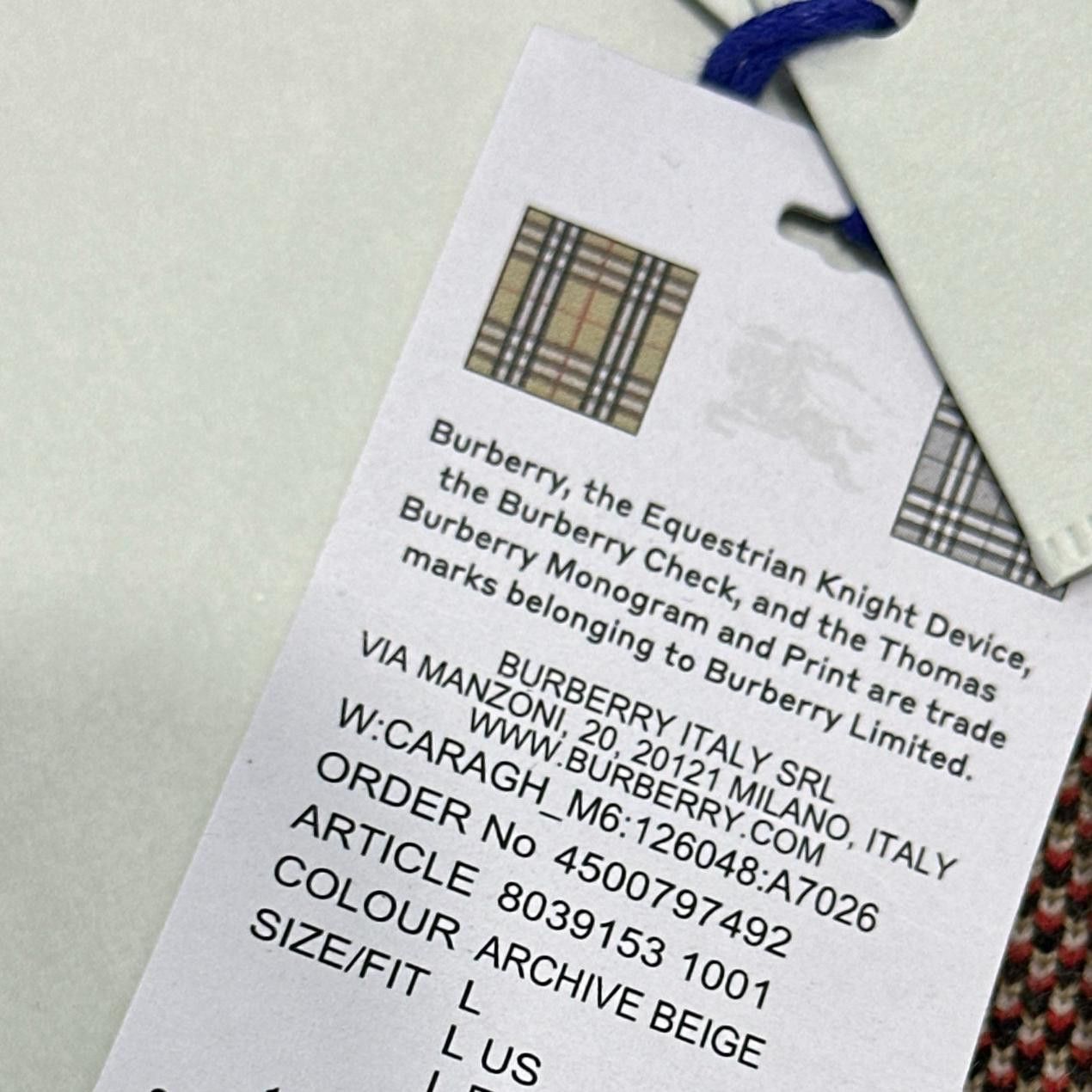 Burberry Burberry Check Knit Cardigan Size L Size L / US 10 / IT 46 - 6 Thumbnail