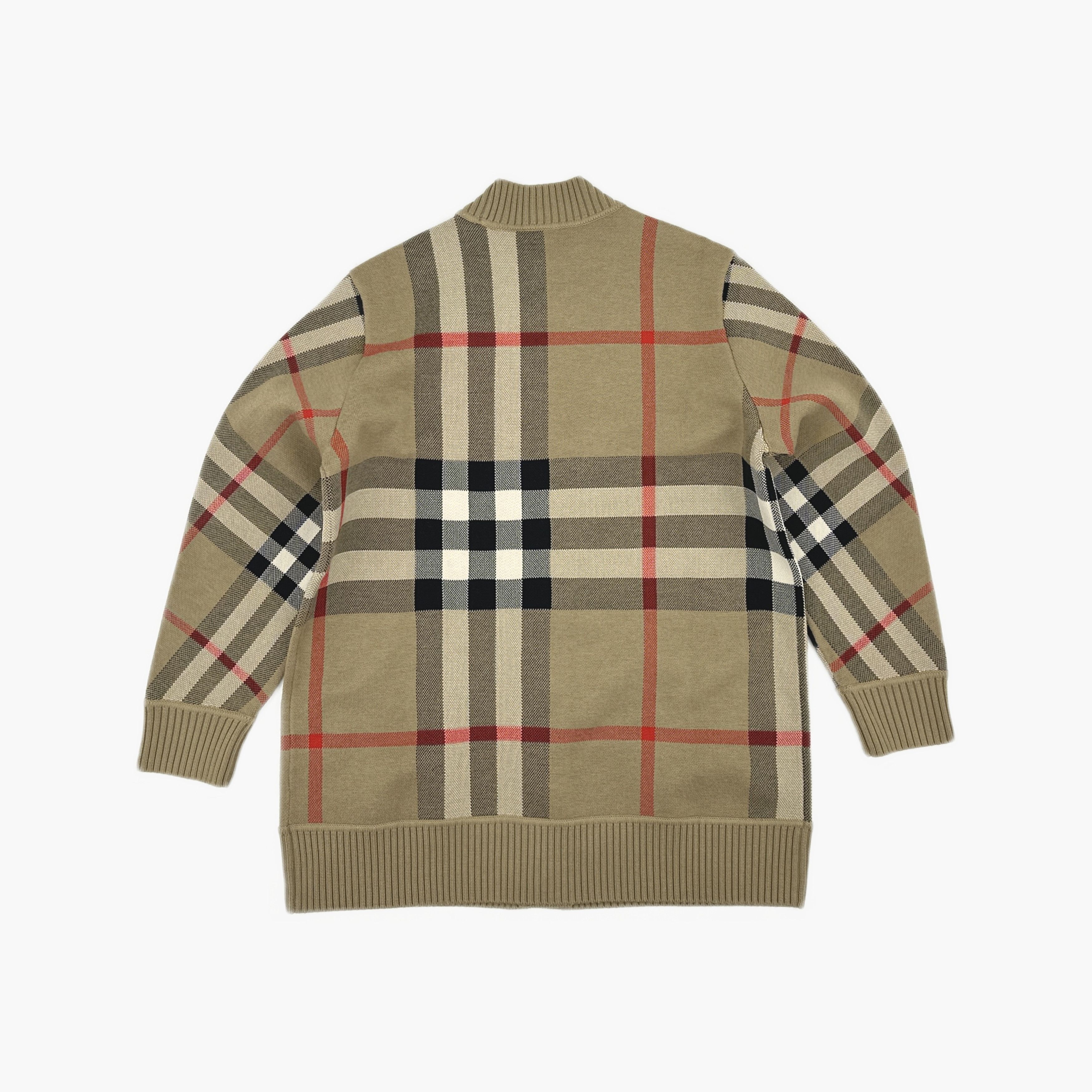 Burberry Burberry Check Knit Cardigan Size L Size L / US 10 / IT 46 - 2 Thumbnail