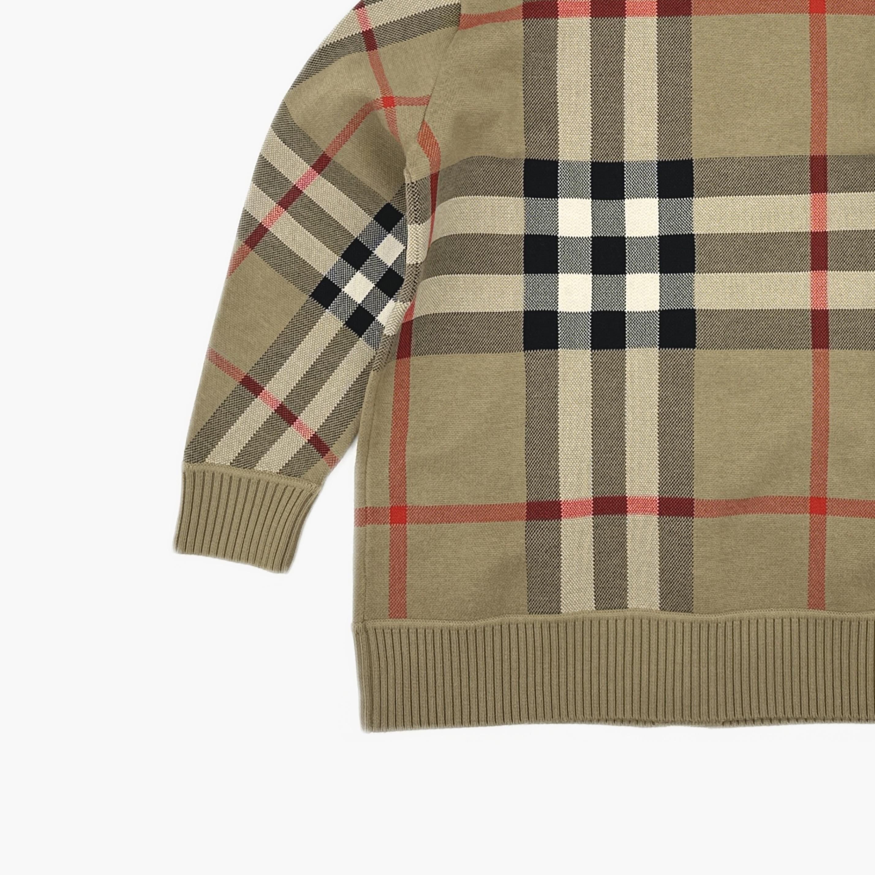 Burberry Burberry Check Knit Cardigan Size L Size L / US 10 / IT 46 - 4 Thumbnail