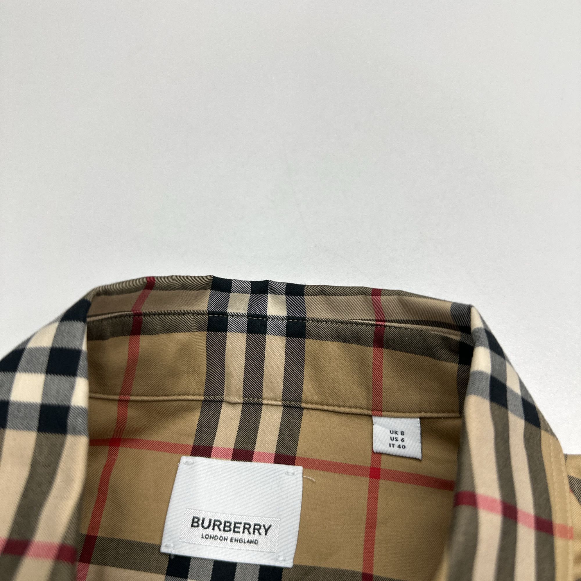 Burberry Burberry Archive Check Button Up Shirt Size IT 40 Size S / US 4 / IT 40 - 3 Thumbnail