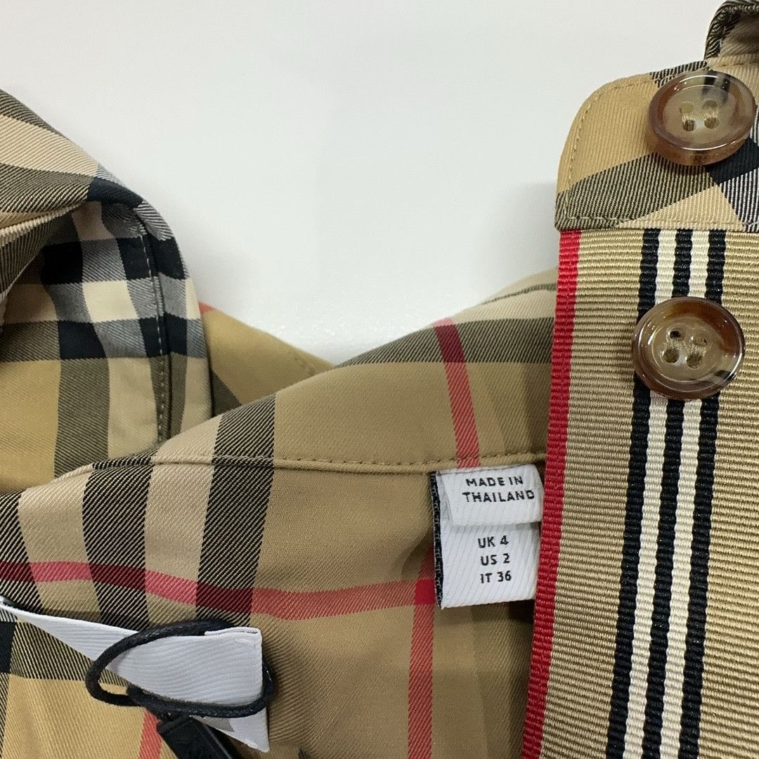 Burberry Burberry Archive Check Cotton Button Up Shirt IT 36 Size XS / US 0-2 / IT 36-38 - 4 Thumbnail