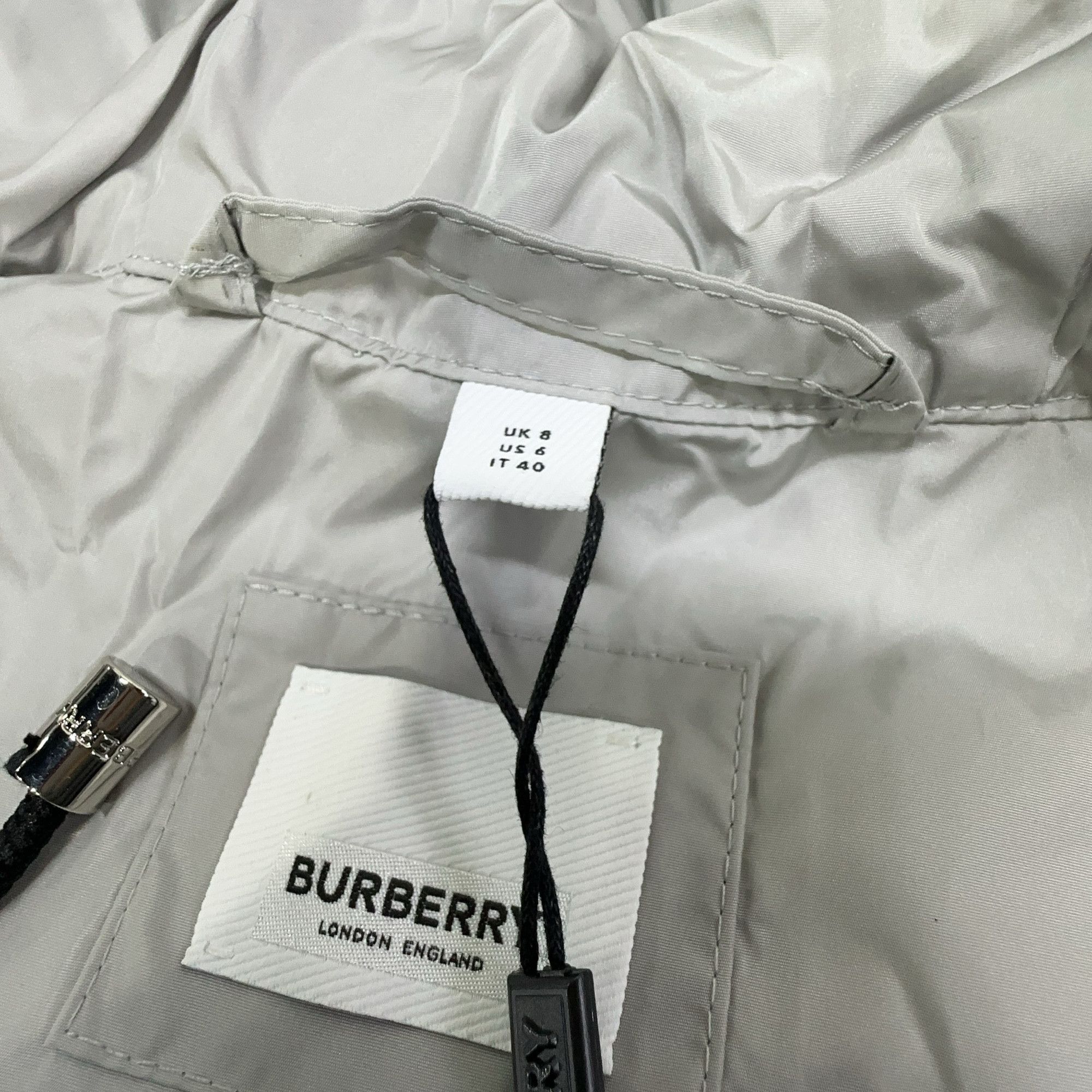 Burberry Burberry Logo Hooded Jacket Size US 6 Size S / US 4 / IT 40 - 5 Thumbnail