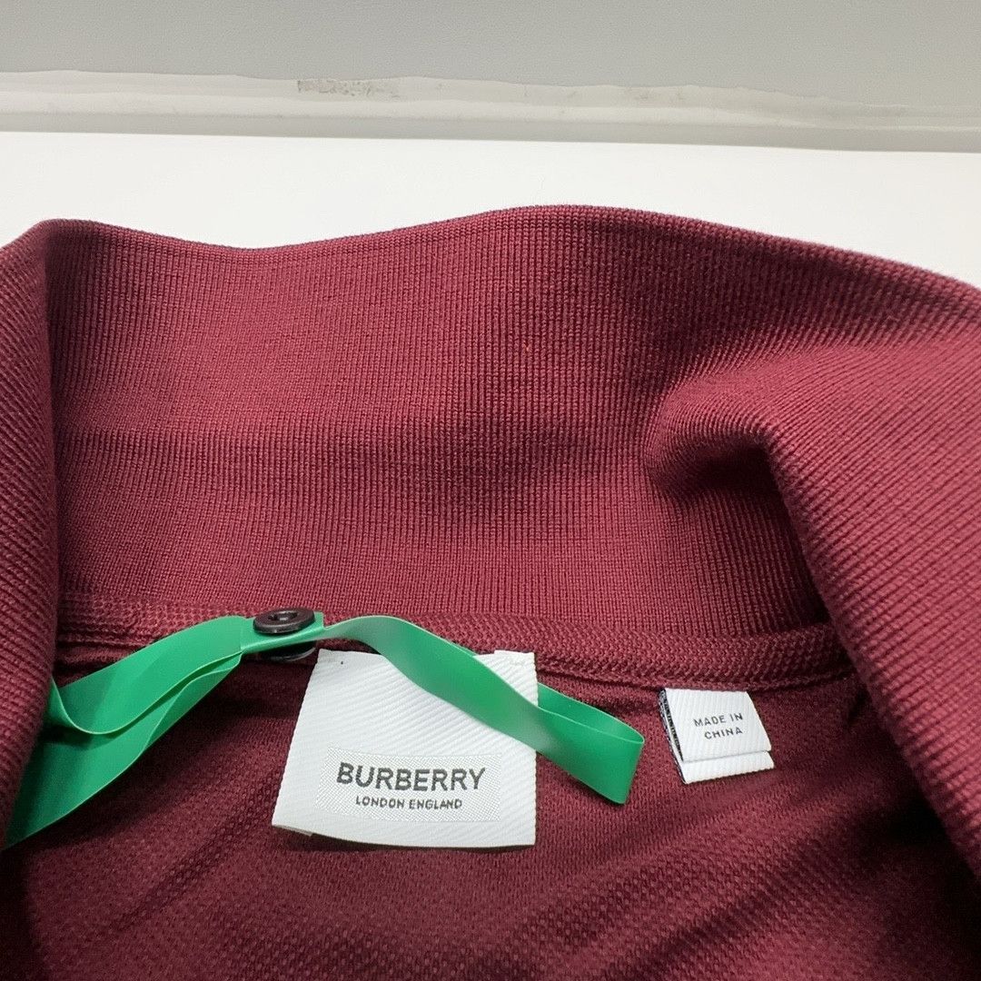 Burberry Burberry Logo Stripe Polo Shirt Size L Size US L / EU 52-54 / 3 - 3 Thumbnail