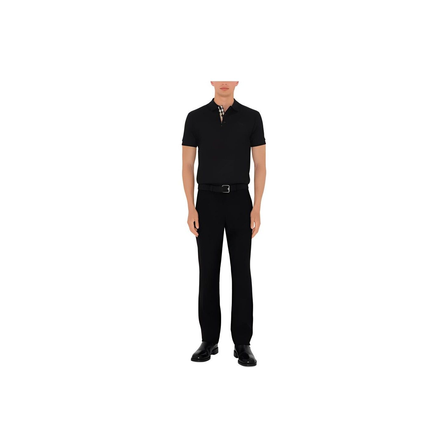 Burberry Burberry Logo Embroidery Polo Shirt Black Size S Size US S / EU 44-46 / 1 - 14 Thumbnail