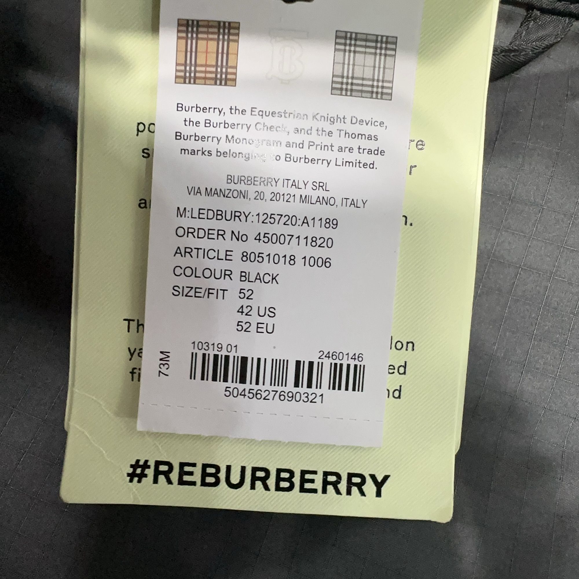 Burberry Burberry Monogram Logo Jacket US L / EU 52 Size US L / EU 52-54 / 3 - 4 Thumbnail