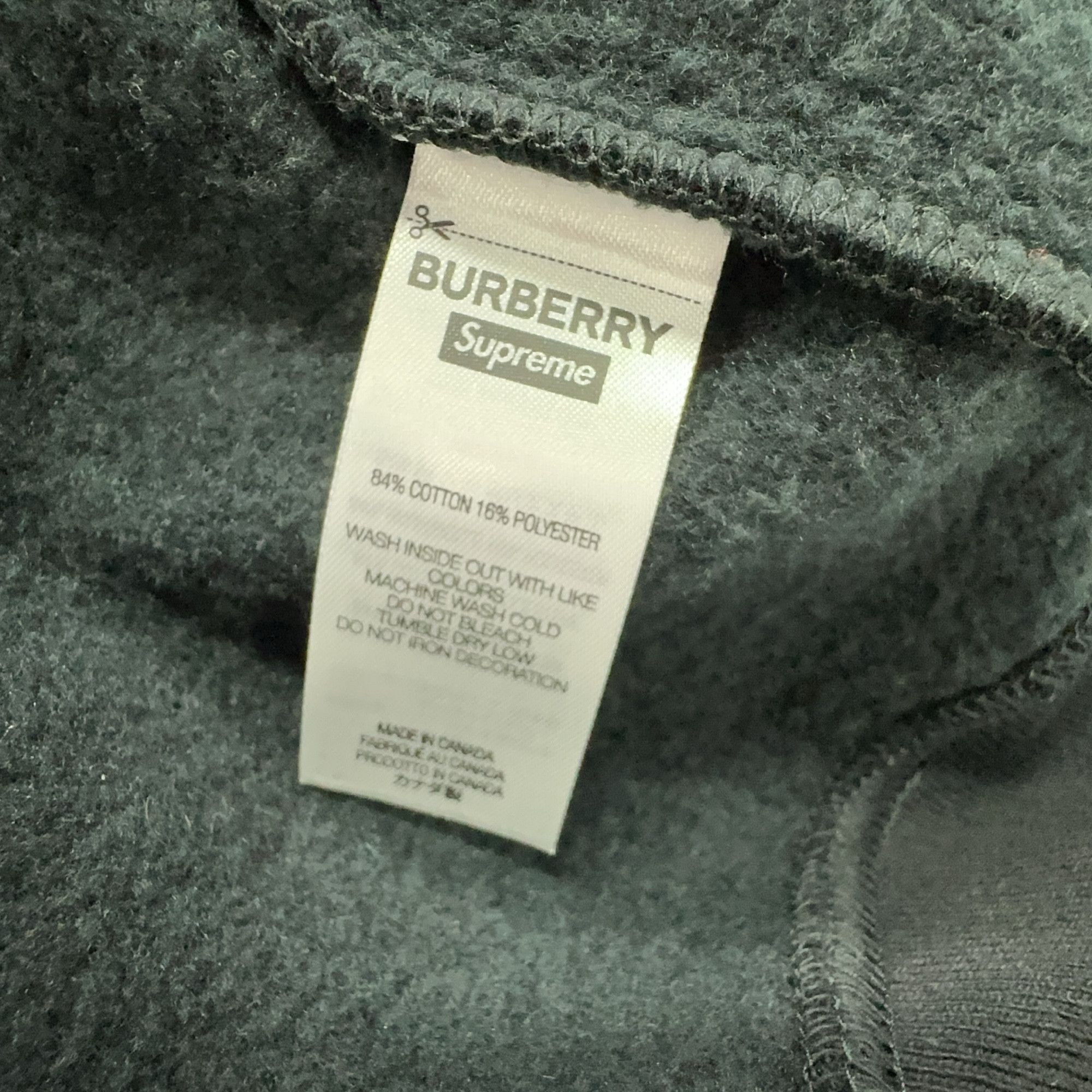 Supreme Supreme x Burberry Box Logo Hoodie Size M Size US M / EU 48-50 / 2 - 4 Thumbnail