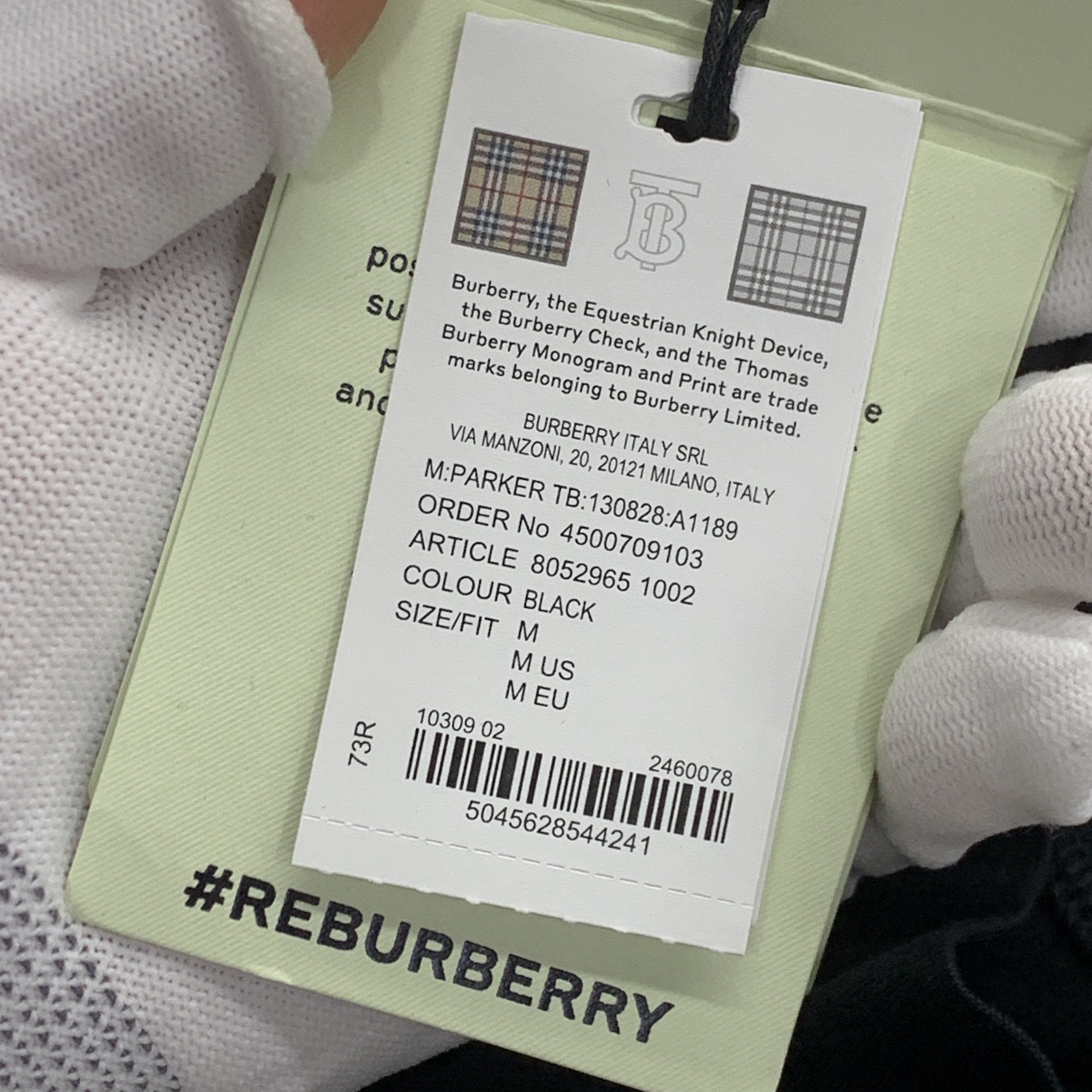 Burberry Burberry TB Logo T-Shirt Black Size M Size US M / EU 48-50 / 2 - 5 Thumbnail