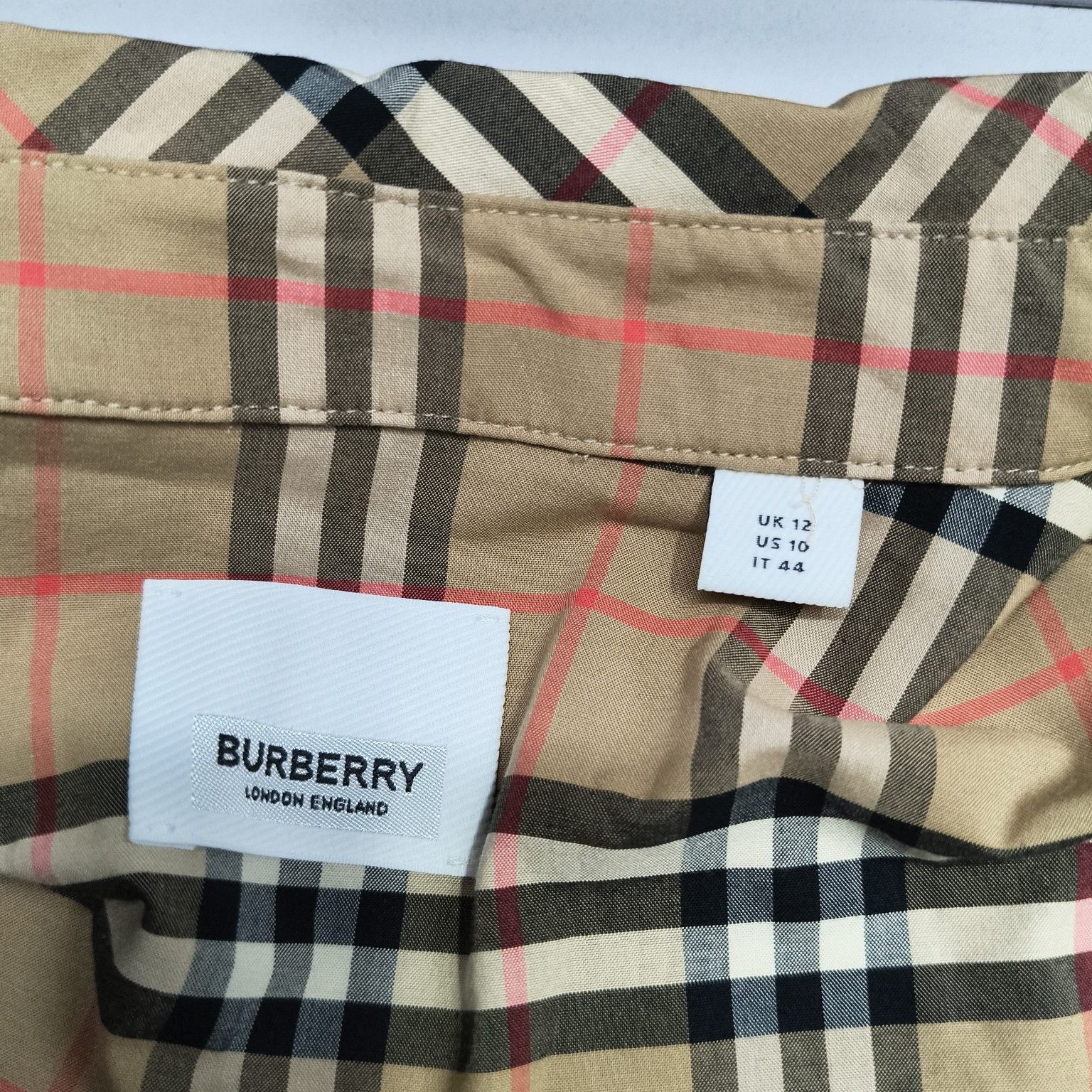 Burberry Burberry Check Belted Shirt Dress Size 12 Size M / US 6-8 / IT 42-44 - 3 Thumbnail
