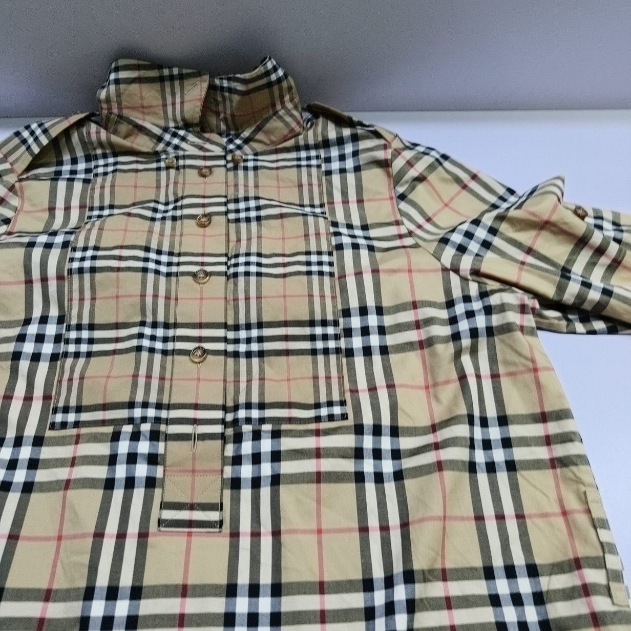 Burberry Burberry Check Belted Shirt Dress Size 12 Size M / US 6-8 / IT 42-44 - 7 Thumbnail