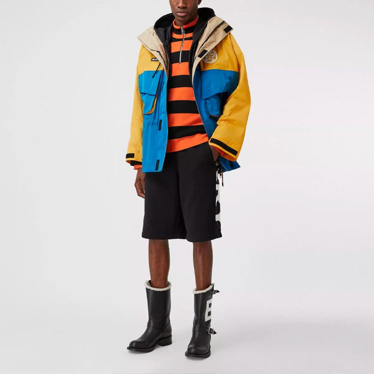 Burberry Burberry Colorblock Globe Logo Jacket Size S Size US S / EU 44-46 / 1 - 9 Thumbnail
