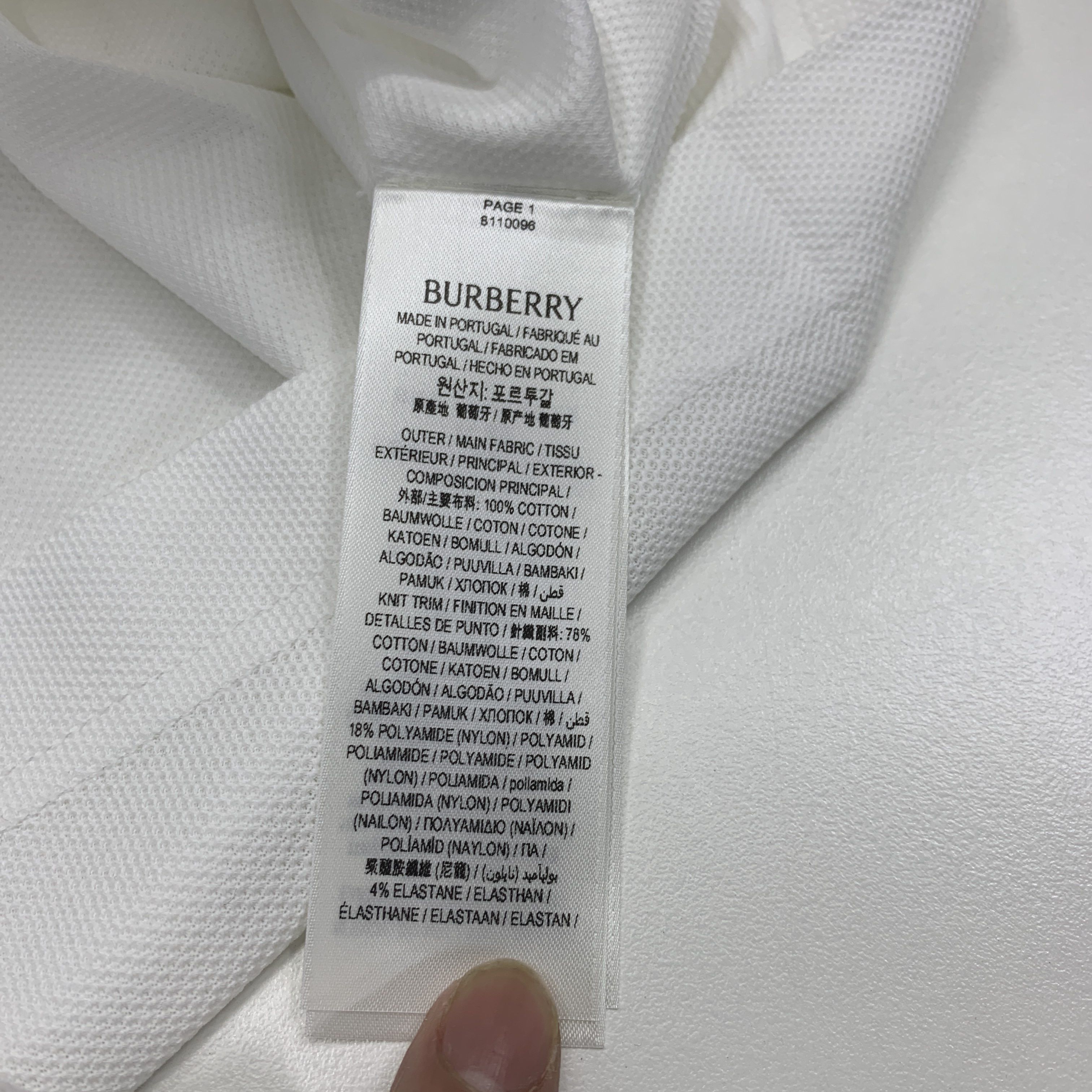 Burberry Burberry EKD Embroidery Polo Shirt Size XXL Size US XXL / EU 58 / 5 - 5 Thumbnail