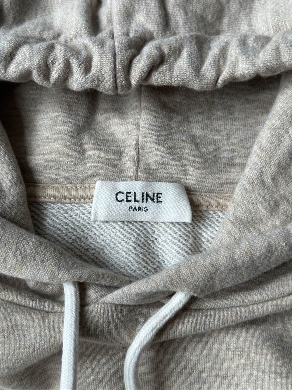 Celine Celine Logo Cotton Blend Hoodie Size S Size S / US 4 / IT 40 - 3 Thumbnail