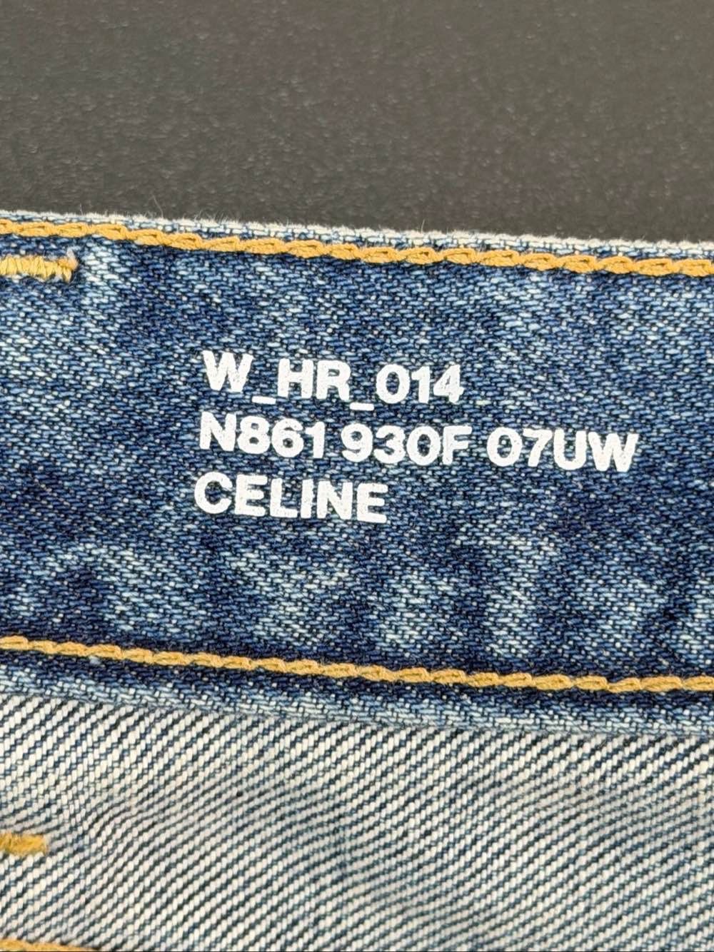 Celine Celine Margaret Blue Denim Jeans Size 28 Size 28" / US 6 / IT 42 - 3 Thumbnail