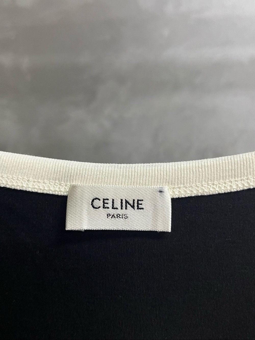 Celine Celine Logo Tank Top Size L Size L / US 10 / IT 46 - 3 Thumbnail