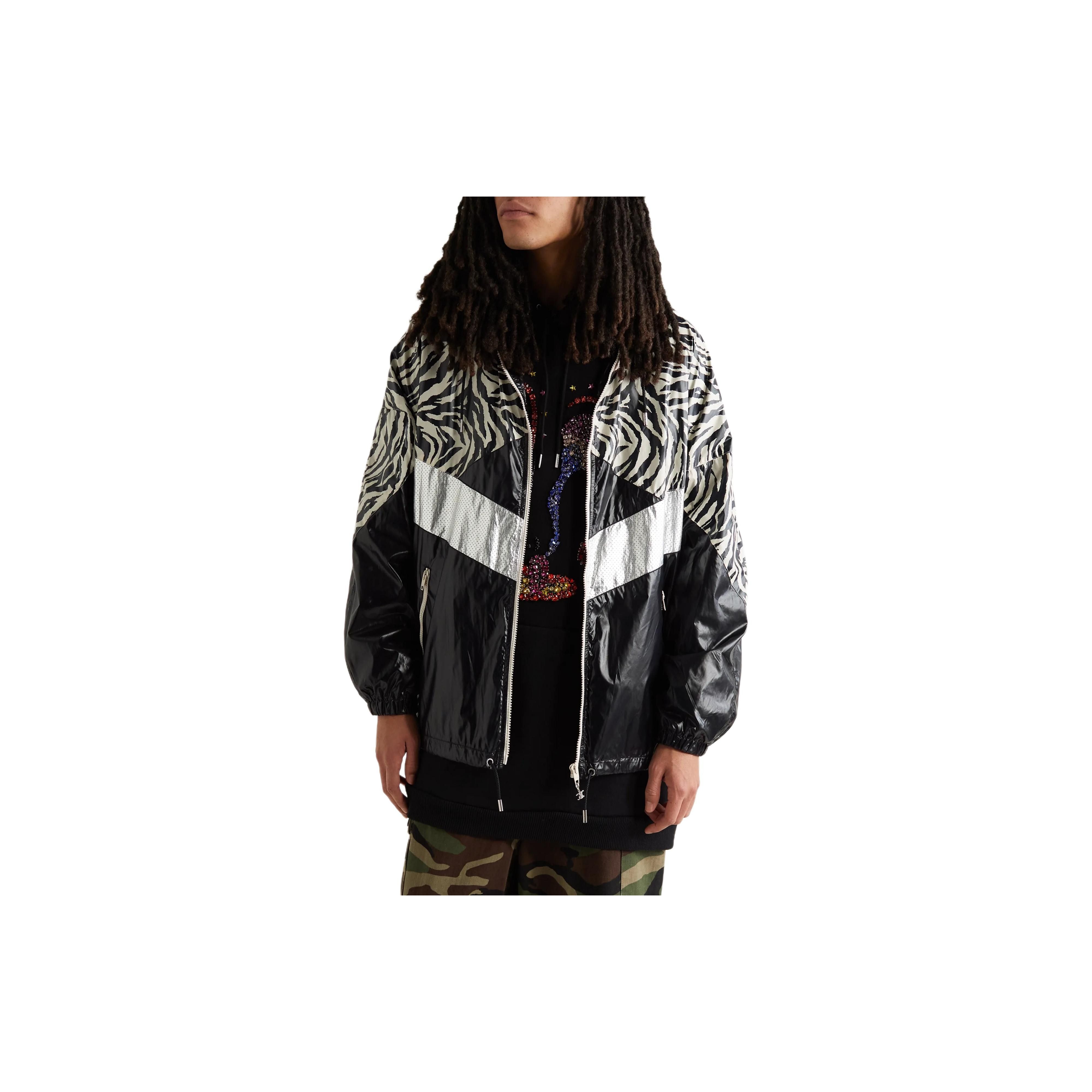 Celine Celine Tiger Print Zip Jacket Size 44 Size US S / EU 44-46 / 1 - 10 Thumbnail