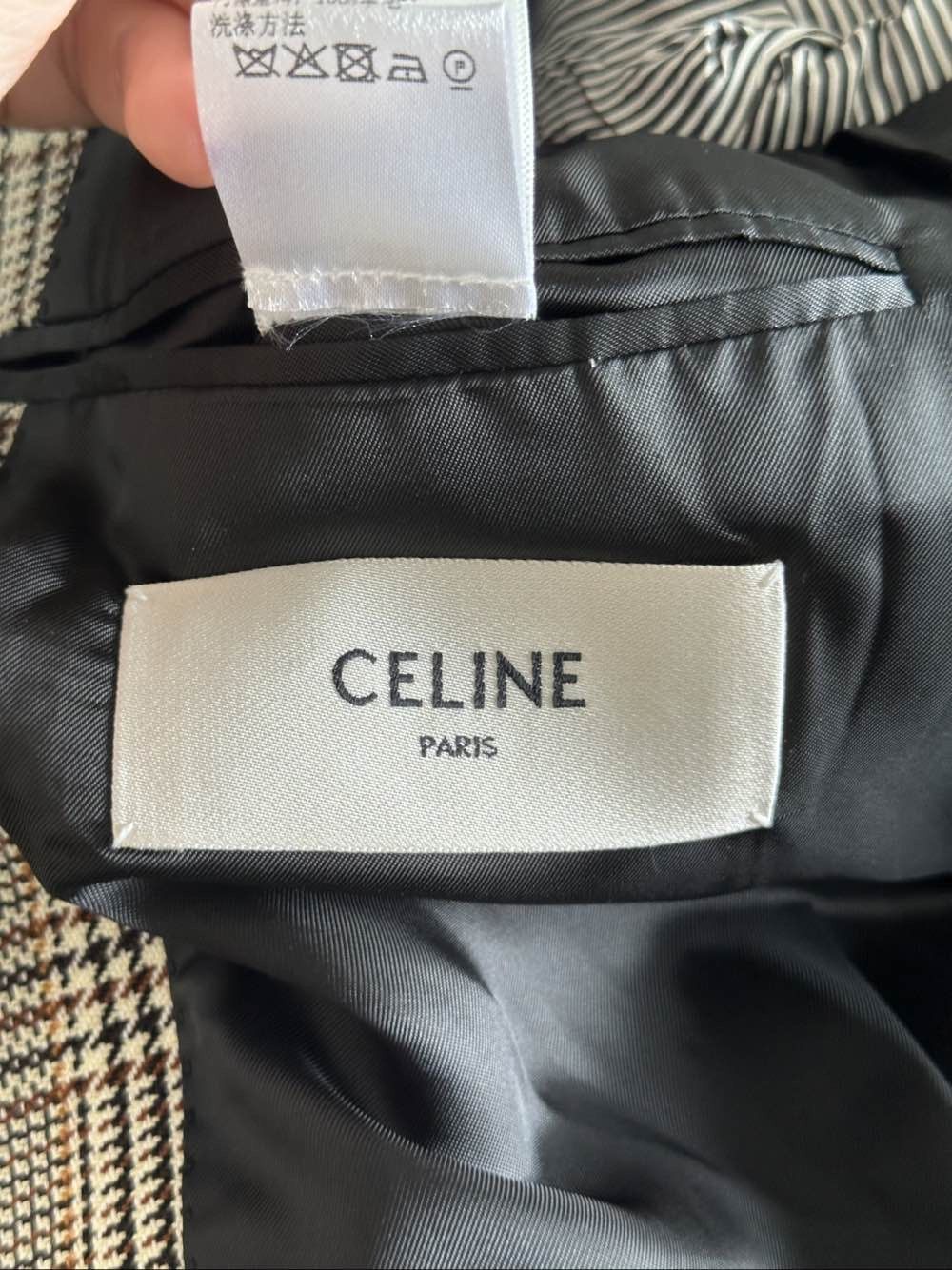 Celine Celine Plaid Wool Blazer Size 36 Size XS / US 0-2 / IT 36-38 - 3 Thumbnail
