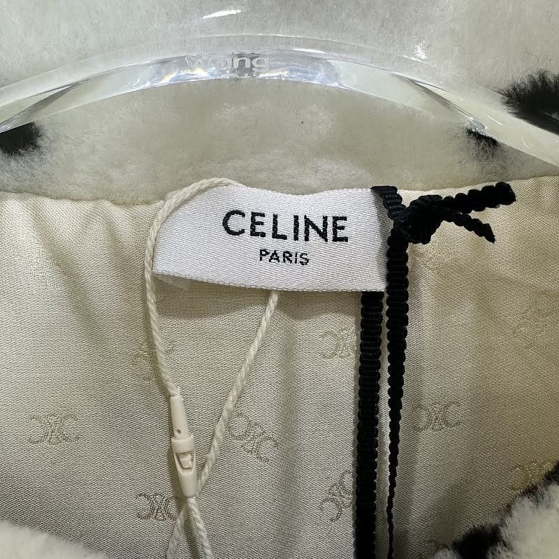 Celine Celine Triomphe Logo Fleece Jacket Size L Size L / US 10 / IT 46 - 3 Thumbnail