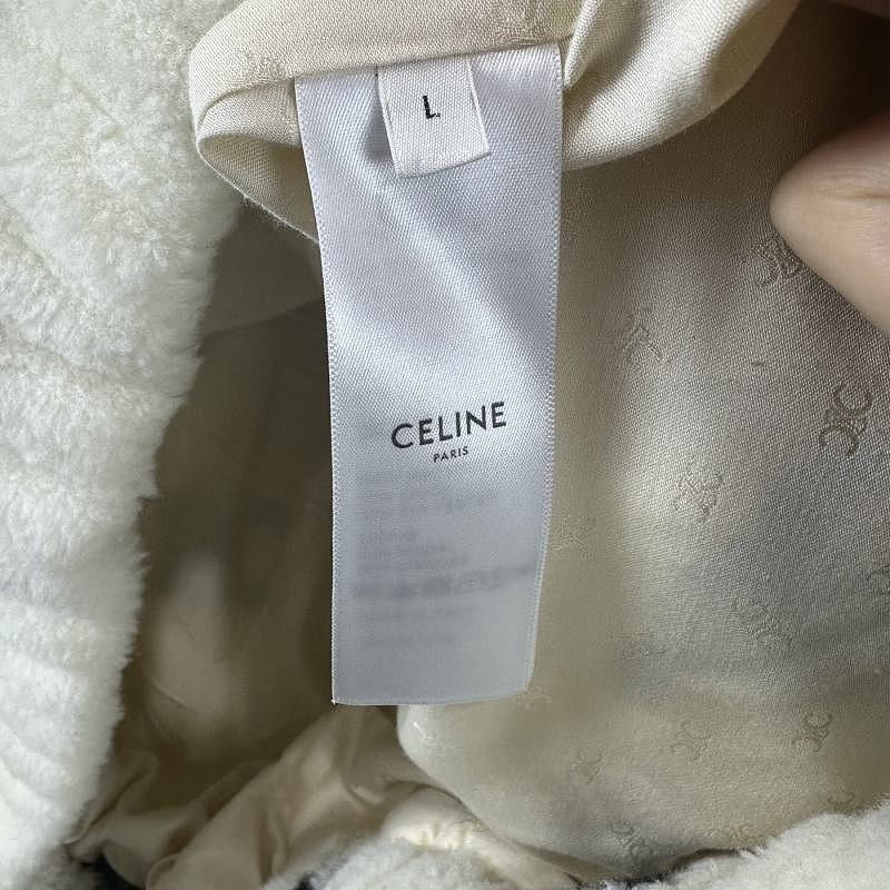 Celine Celine Triomphe Logo Fleece Jacket Size L Size L / US 10 / IT 46 - 4 Thumbnail