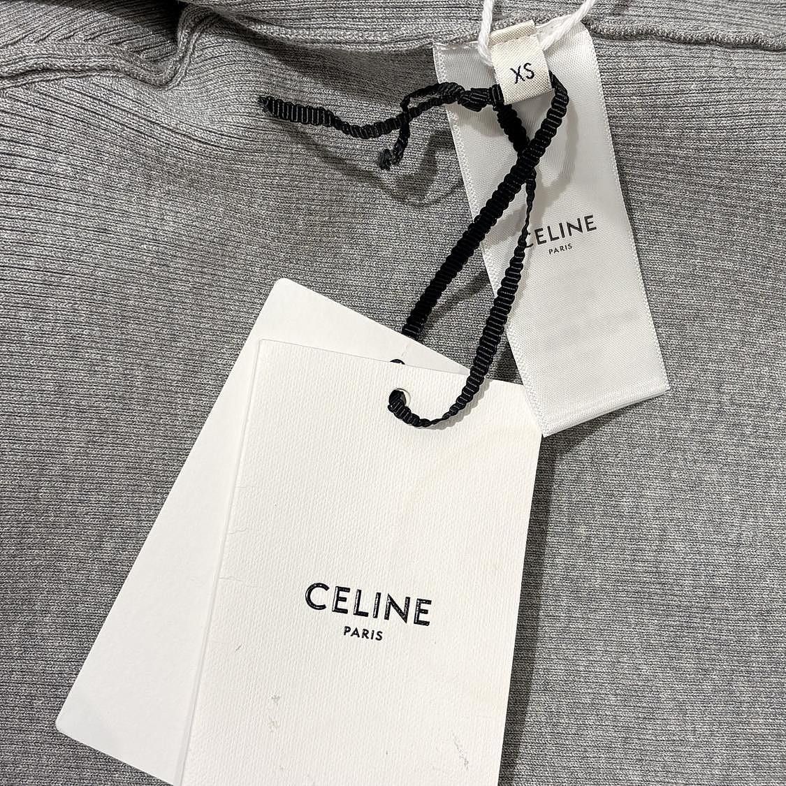 Celine Celine Logo Knit Zip-Up Hoodie Size XS Size XS / US 0-2 / IT 36-38 - 4 Thumbnail