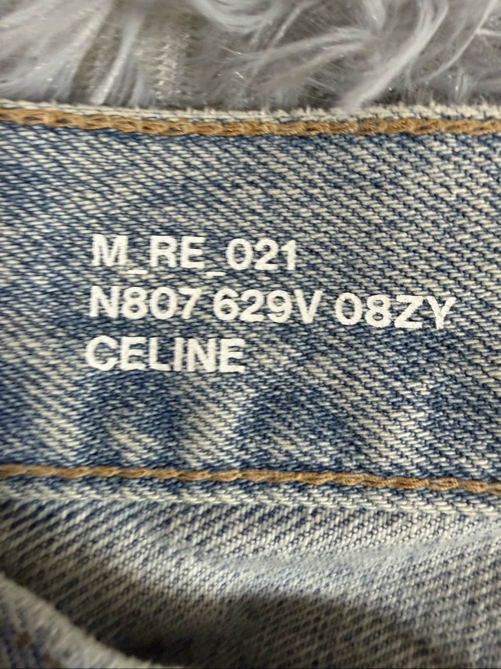 Celine CELINE Distressed Straight Leg Denim Size 30 Size US 30 / EU 46 - 3 Thumbnail