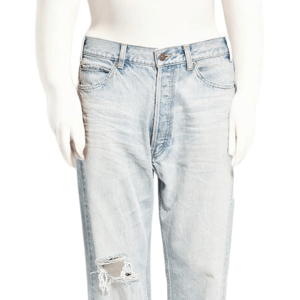 Celine CELINE Distressed Straight Leg Denim Size 30 Size US 30 / EU 46 - 8 Thumbnail