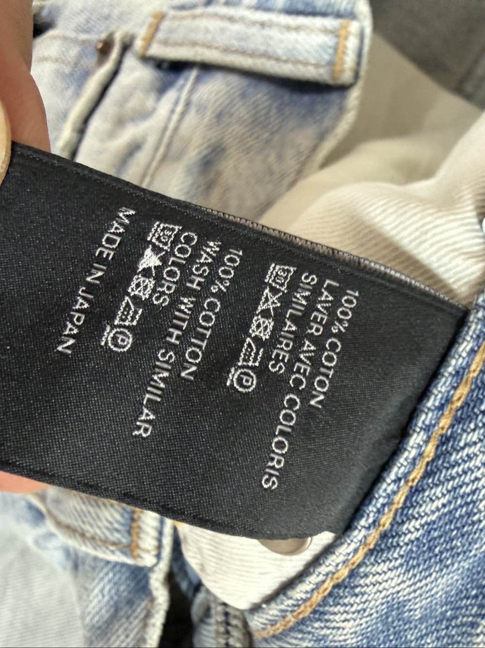Celine CELINE Distressed Straight Leg Denim Size 30 Size US 30 / EU 46 - 4 Thumbnail