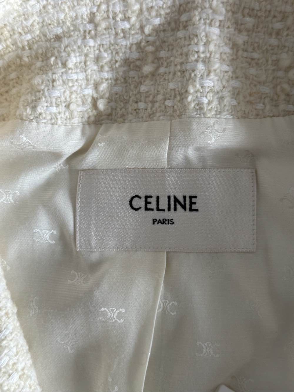 Celine Celine Bouclé Tweed Jacket Size 36 Size XS / US 0-2 / IT 36-38 - 3 Thumbnail