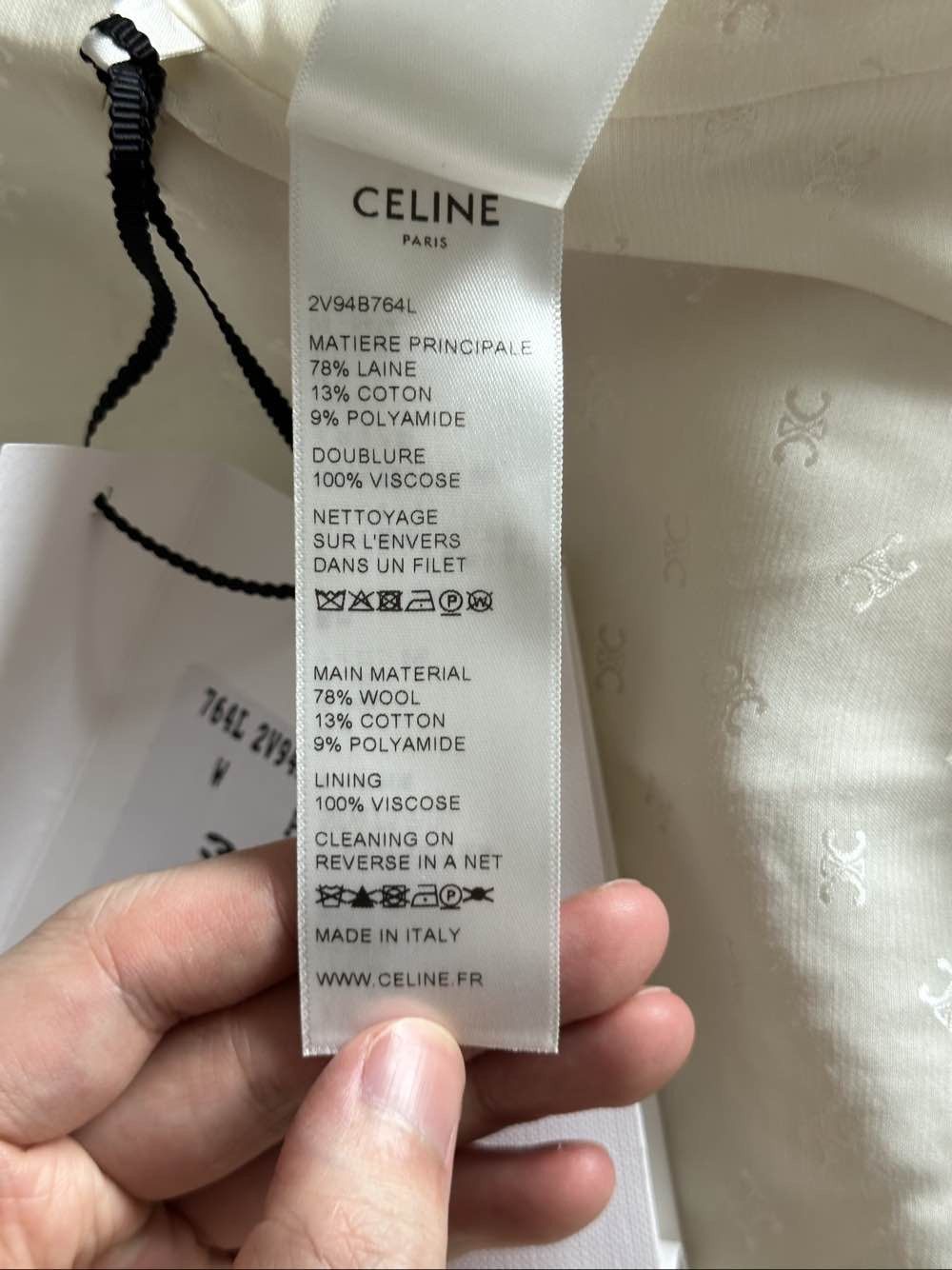 Celine Celine Bouclé Tweed Jacket Size 36 Size XS / US 0-2 / IT 36-38 - 4 Thumbnail