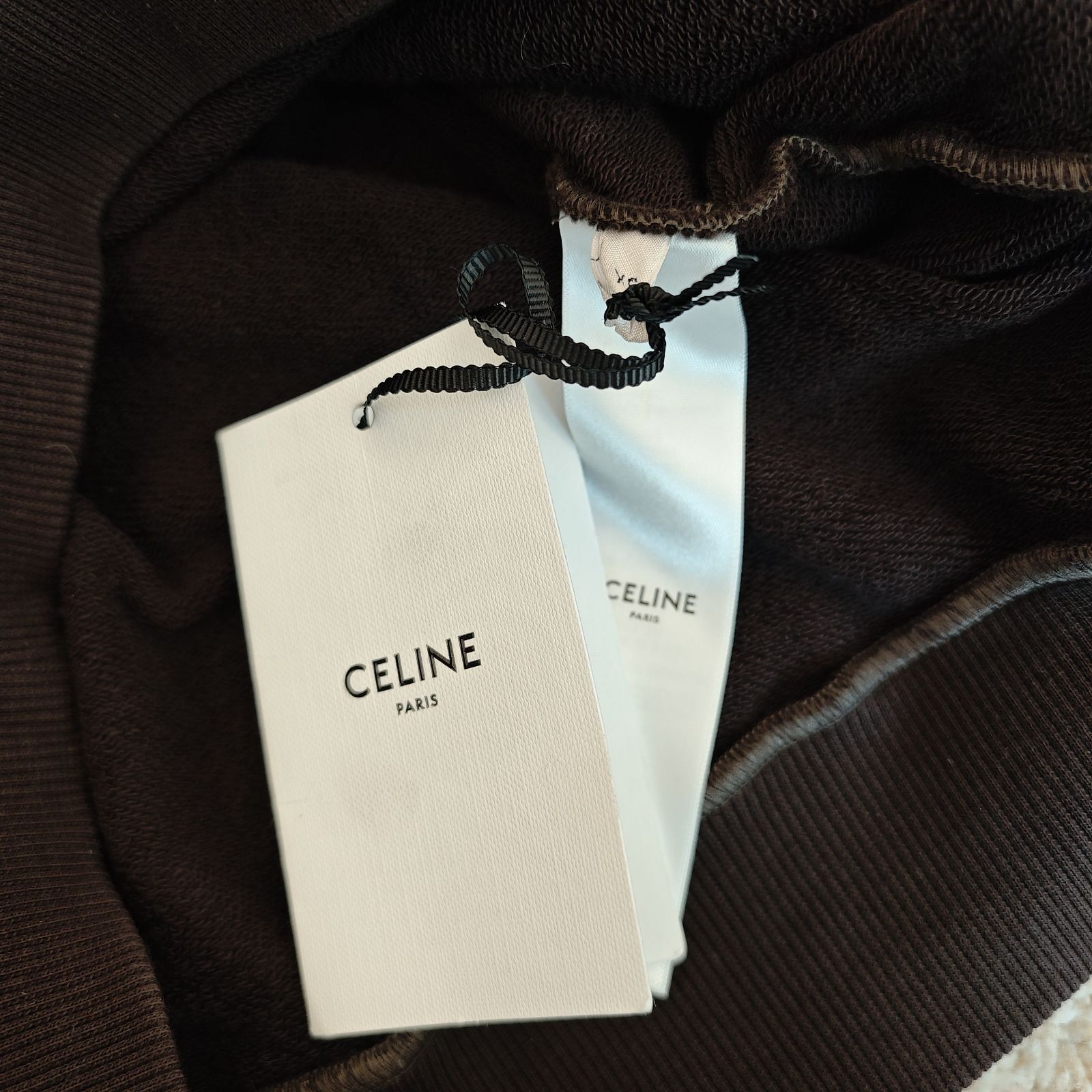 Celine Celine Triomphe Logo Sweatshirt Size XS Size XS / US 0-2 / IT 36-38 - 4 Thumbnail
