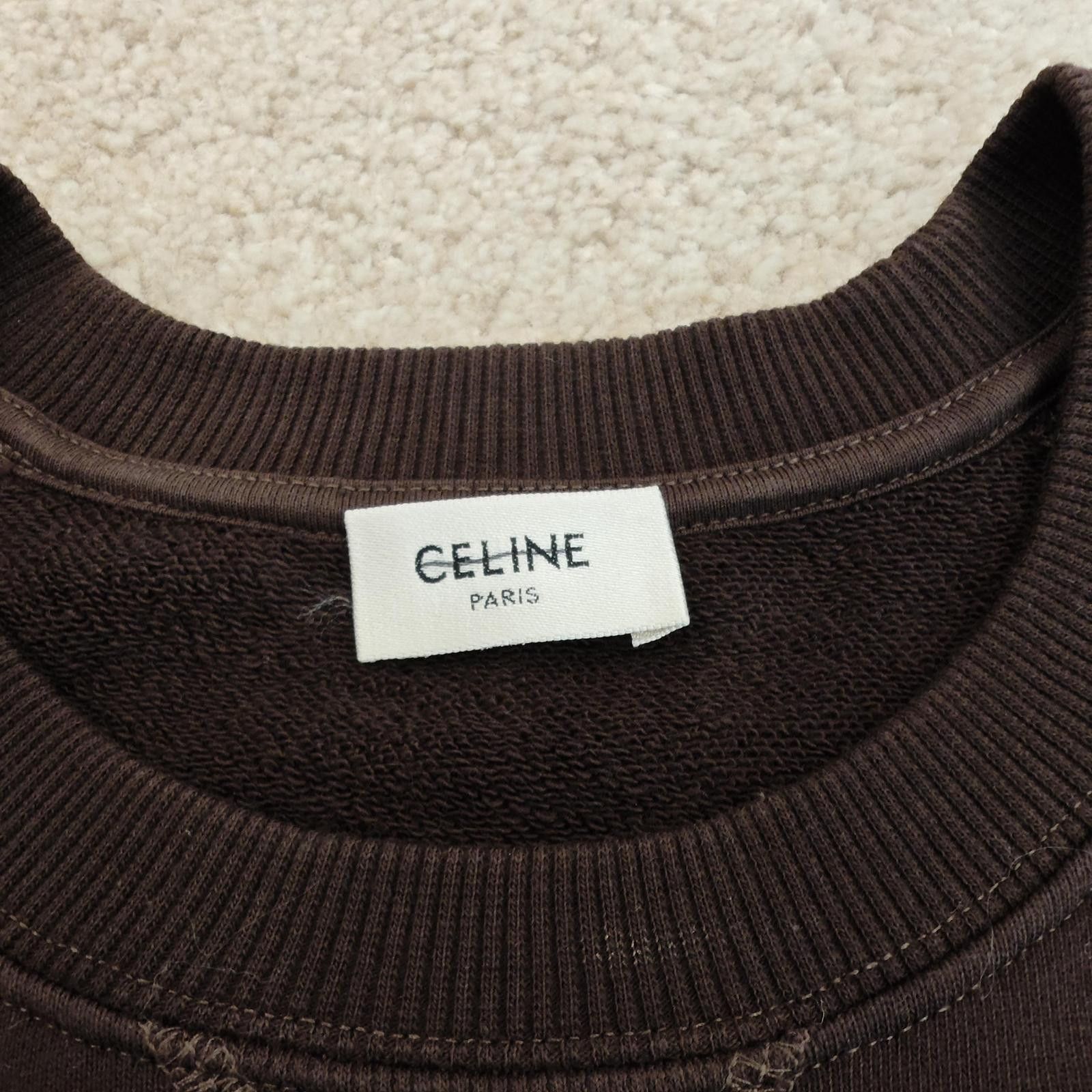 Celine Celine Triomphe Logo Sweatshirt Size XS Size XS / US 0-2 / IT 36-38 - 3 Thumbnail