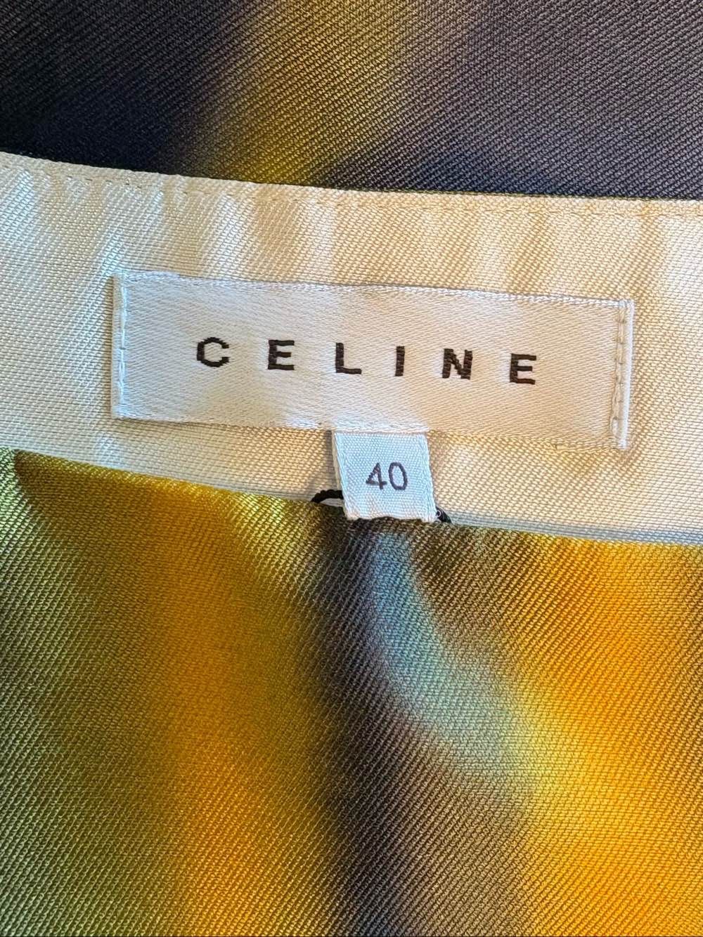 Celine Celine Silk Striped Mini Skirt Size 40 Size 28" / US 6 / IT 42 - 3 Thumbnail