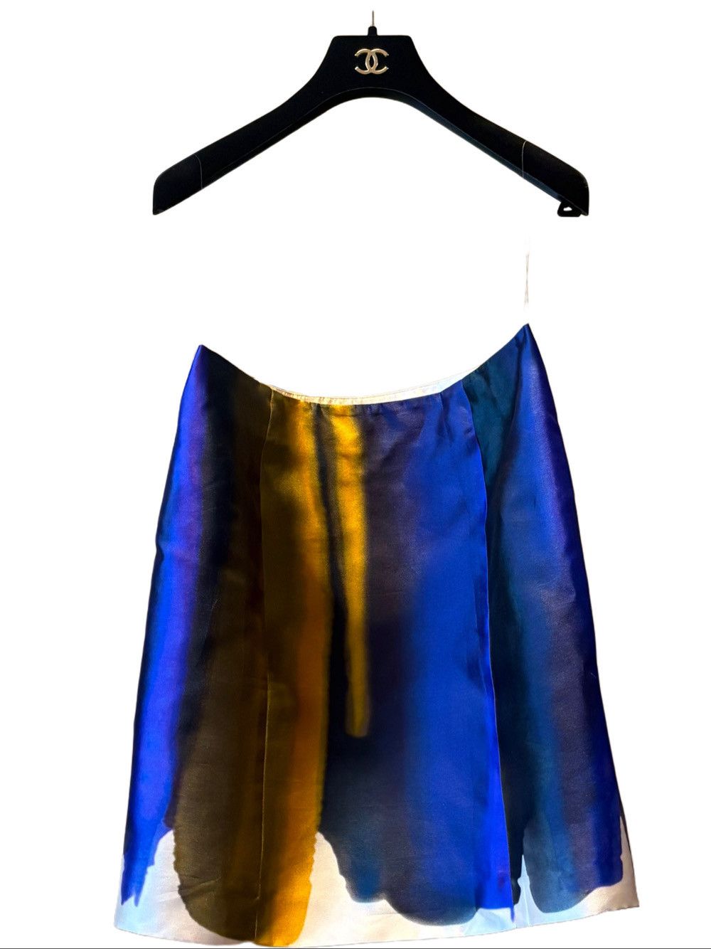 Celine Celine Silk Striped Mini Skirt Size 40 Size 28" / US 6 / IT 42 - 14 Thumbnail