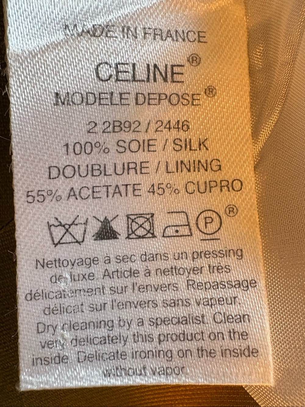 Celine Celine Silk Striped Mini Skirt Size 40 Size 28" / US 6 / IT 42 - 4 Thumbnail