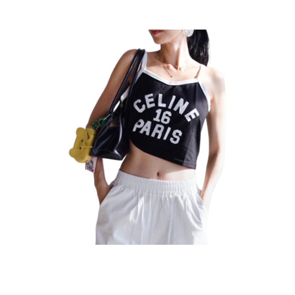 Celine Celine 16 Paris Logo Tank Top Size S Size S / US 4 / IT 40 - 9 Thumbnail