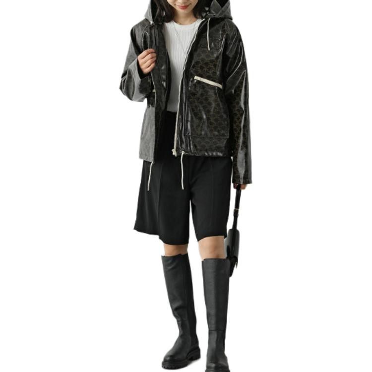 Celine Celine Triomphe Canvas Hoodie Jacket Size 36 Size XS / US 0-2 / IT 36-38 - 14 Thumbnail