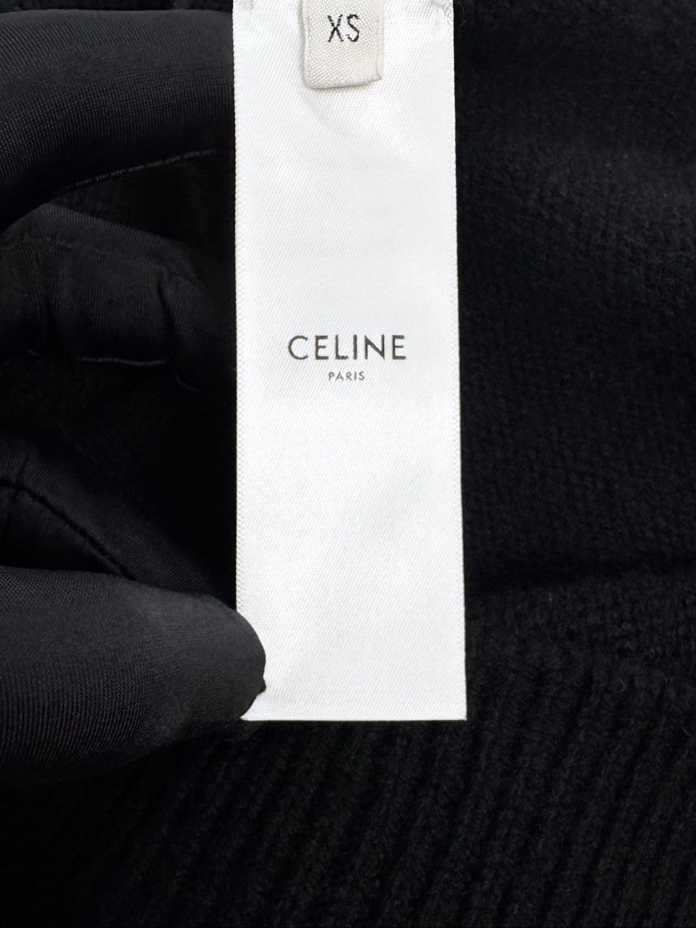 Celine CELINE Triomphe Knit Zip Hoodie Size XS Size US XS / EU 42 / 0 - 4 Thumbnail