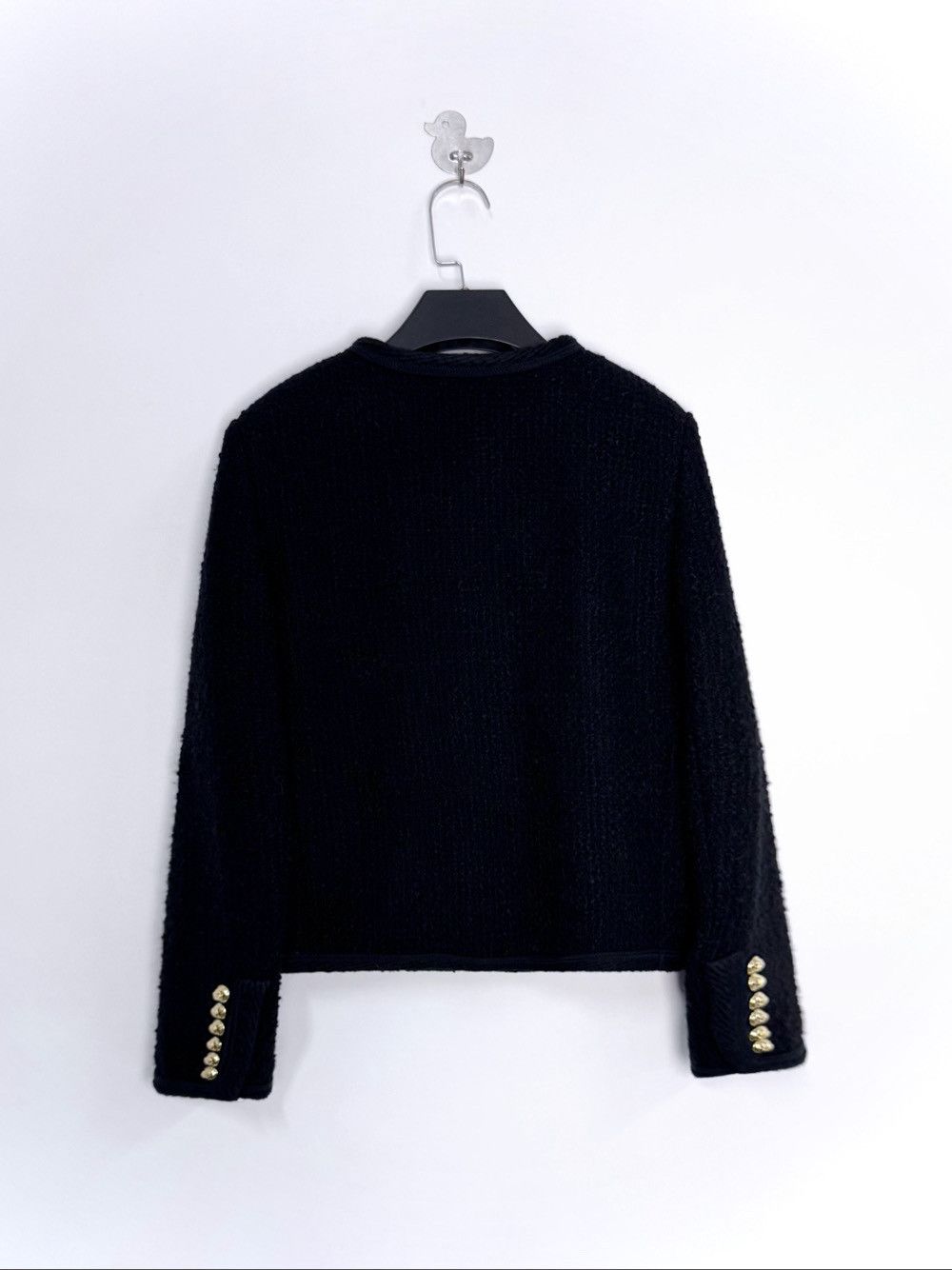 Celine Celine Gold Button Tweed Jacket Size 38 Size S / US 4 / IT 40 - 2 Thumbnail