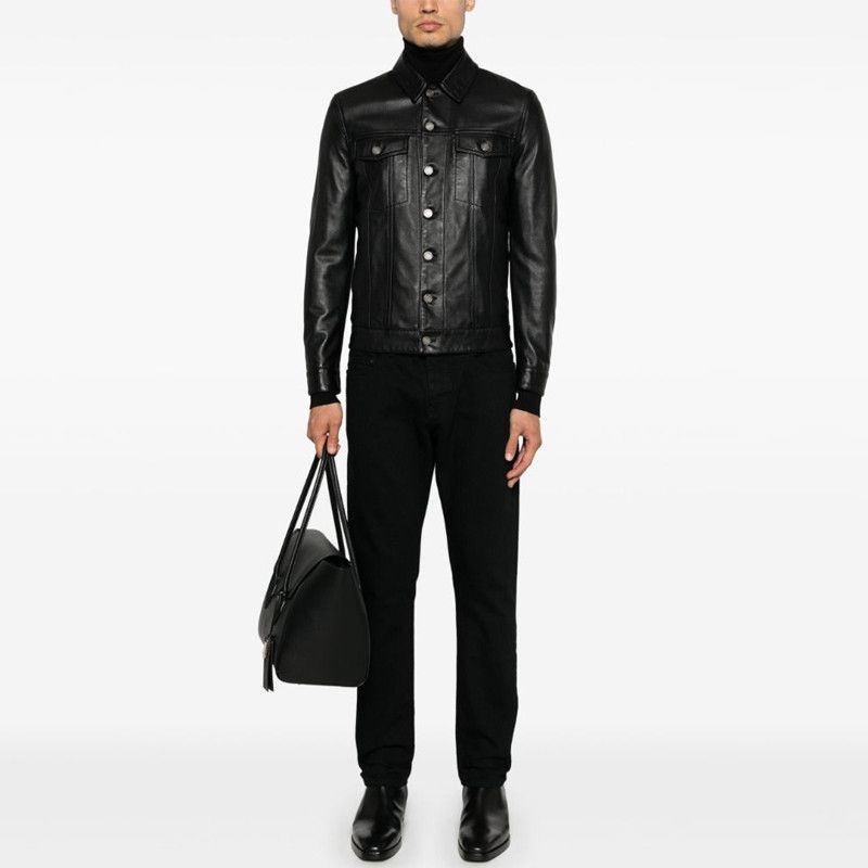 Saint Laurent Paris Saint Laurent Leather Jacket Size M Size US M / EU 48-50 / 2 - 8 Thumbnail
