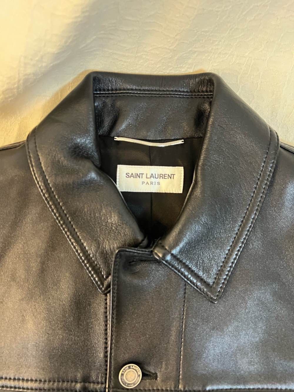 Saint Laurent Paris Saint Laurent Leather Jacket Size M Size US M / EU 48-50 / 2 - 3 Thumbnail