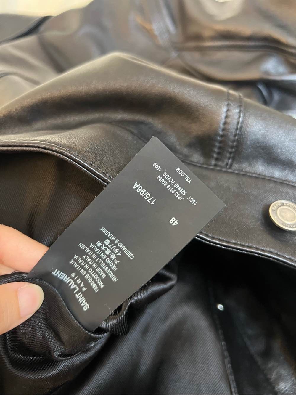 Saint Laurent Paris Saint Laurent Leather Jacket Size M Size US M / EU 48-50 / 2 - 4 Thumbnail