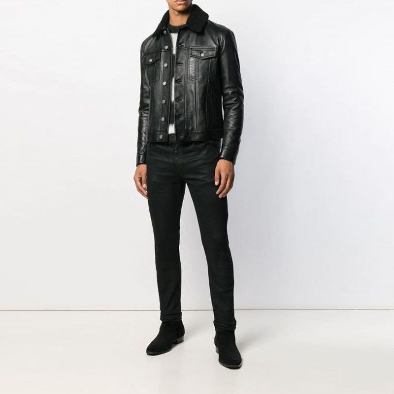 Saint Laurent Paris Saint Laurent Leather Jacket Size M Size US M / EU 48-50 / 2 - 10 Thumbnail