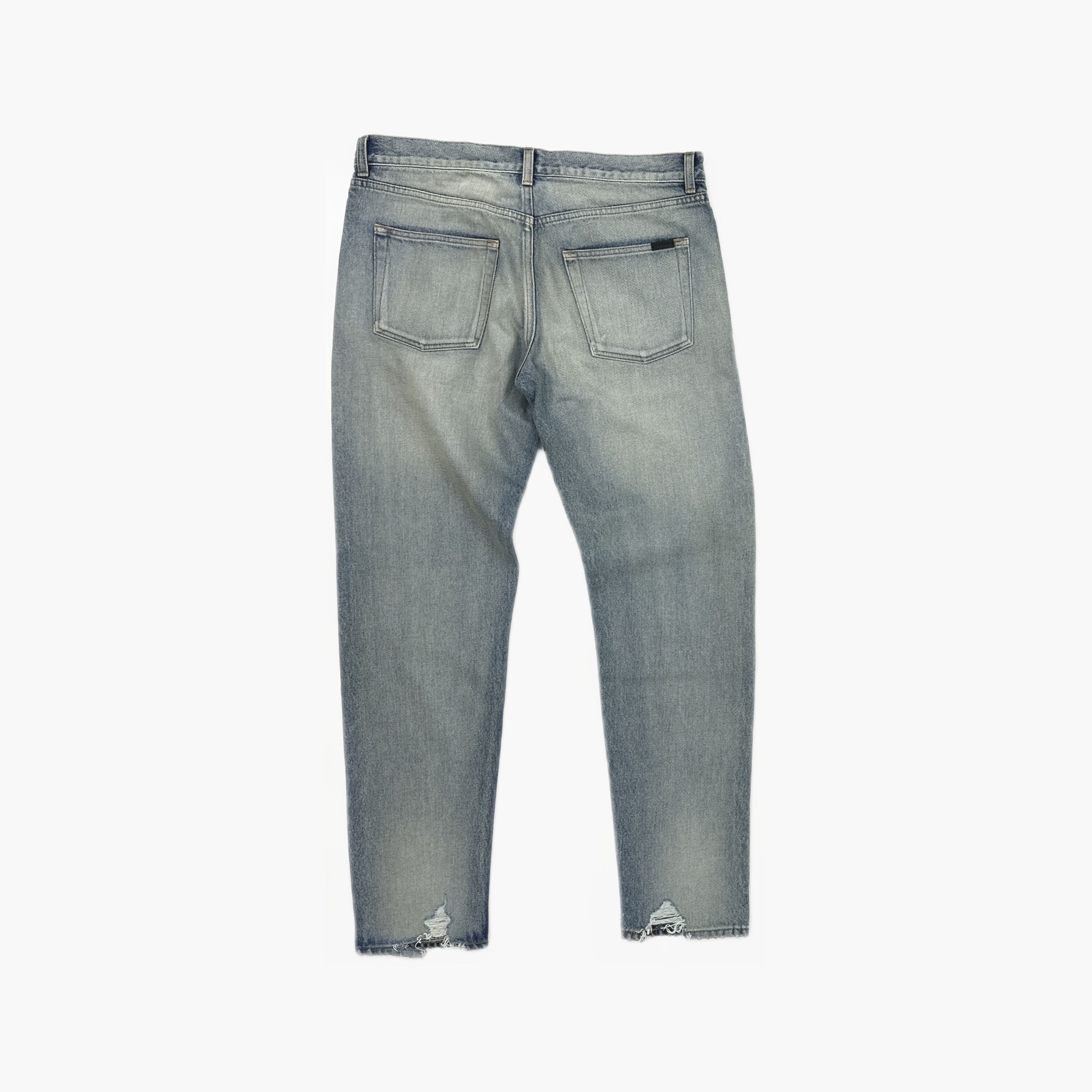 Saint Laurent Paris Saint Laurent Light Wash Denim Jeans Size 30 Size US 30 / EU 46 - 2 Thumbnail